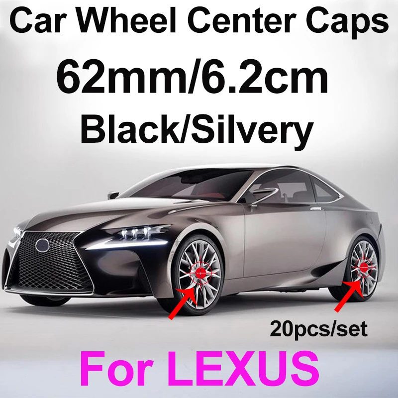 20pcs 62mm Car Styling Wheel Center Caps Wheel Hub Covers Black Silvery abs for RX GS 300 400 430 350 450 ES SC CT ES GX
20pcs 62mm Car Styling Wheel Center Caps Wheel Hub Covers Black Silvery abs for RX GS 300 400 430 350 450 ES SC CT ES GX