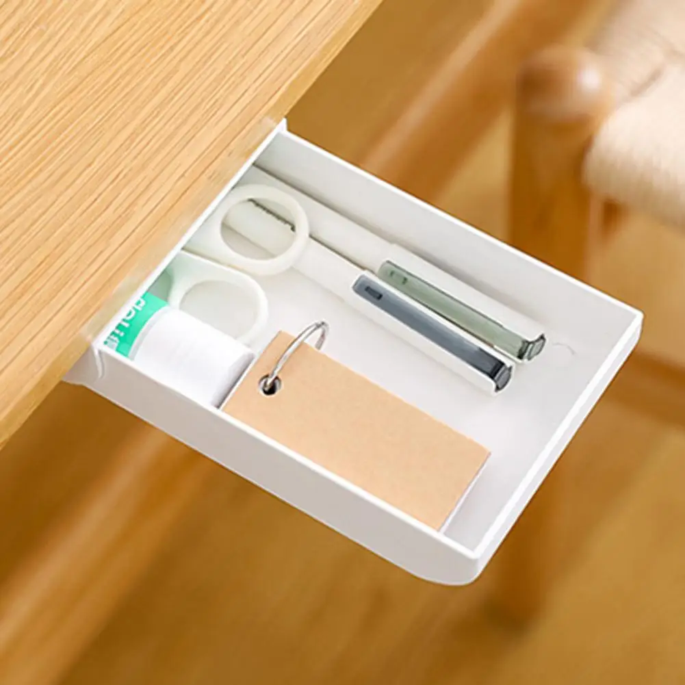 Under Table Hidden Organizer Pen Stationery Storage Box Drawer Pencil Holder suppirt Dropshipping
Under Table Hidden Organizer Pen Stationery Storage Box Drawer Pencil Holder suppirt Dropshipping