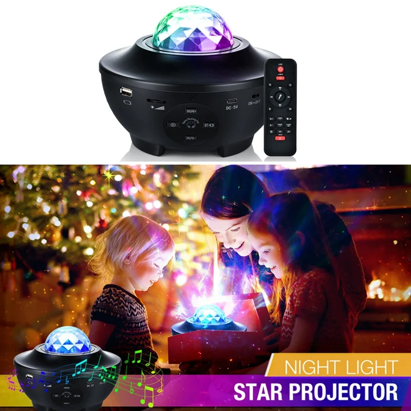 Night Light Projector 3 in 1 Galaxy Projector Star Projector with LED Nebula Cloud & Bluetooth Music Speaker for Kids 
Night Light Projector 3 in 1 Galaxy Projector Star Projector with LED Nebula Cloud & Bluetooth Music Speaker for Kids