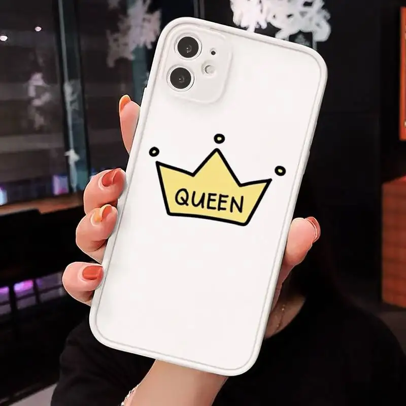 Princess crown Phone Case Matte transparent For White iPhone 12 Mini 11 Pro XR XS Max 7 8 Plus X Back Cover
Princess crown Phone Case Matte transparent For White iPhone 12 Mini 11 Pro XR XS Max 7 8 Plus X Back Cover