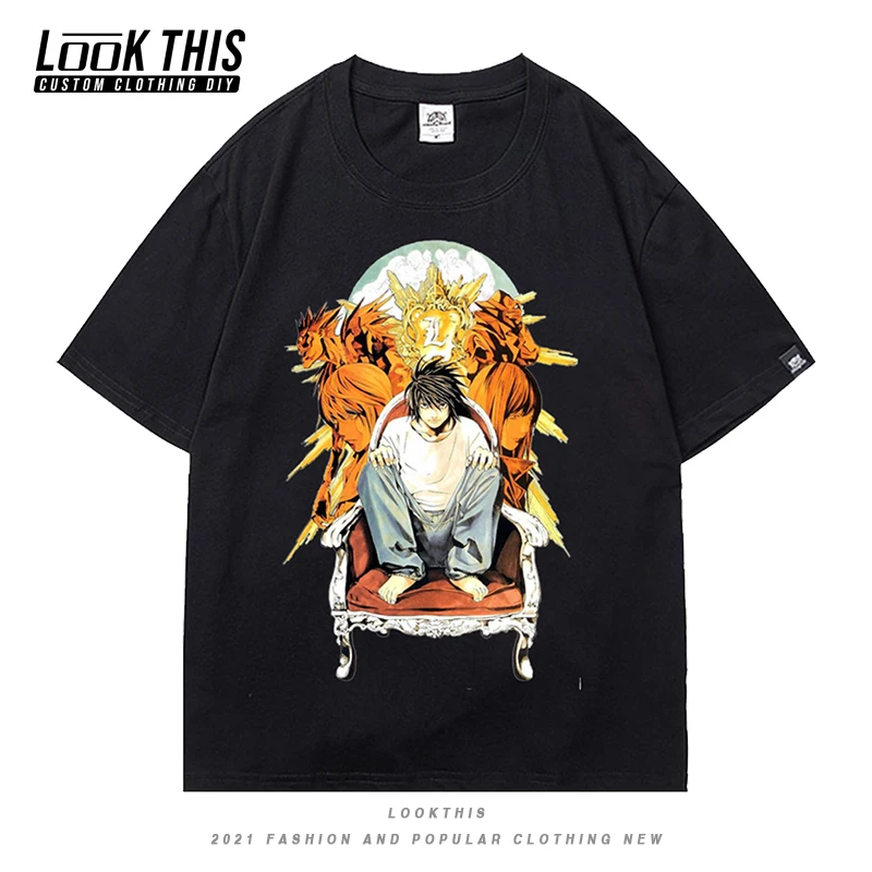 Death Note Gothic Men T-shirt Harajuku Man Streetwear Print Tops & Tees O-Neck Hip Hop Tshirt Sport Casual T Shirts Top Clothing
Death Note Gothic Men T-shirt Harajuku Man Streetwear Print Tops & Tees O-Neck Hip Hop Tshirt Sport Casual T Shirts Top Clothing