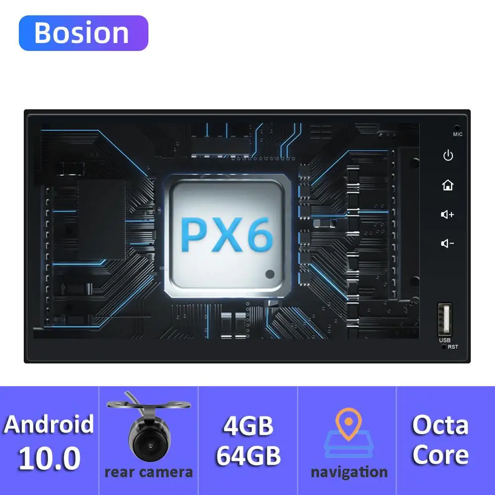 Bosion android 10.0 car radio dvd bluetooth GPS Navigation wifi Stereo video Universal Car Multimedia Player Audio PX6 4GB 64GB
Bosion android 10.0 car radio dvd bluetooth GPS Navigation wifi Stereo video Universal Car Multimedia Player Audio PX6 4GB 64GB