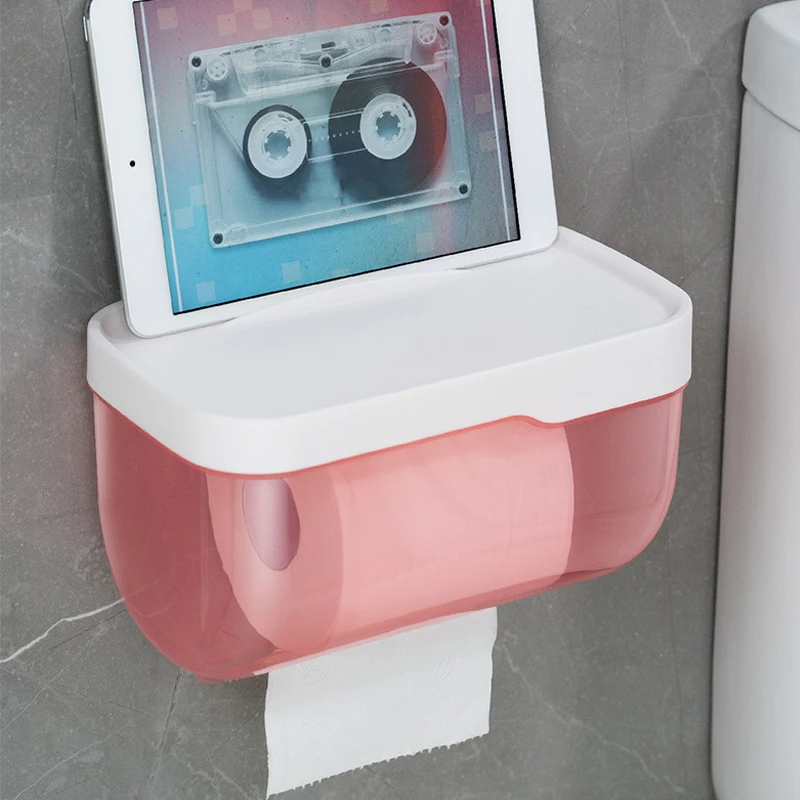 1PC Wall Mounted Toilet Paper Holder Waterproof Tray For Toilet Mobile Phone Storage Shelf Tray Tissue Shelf Drawer Bathroom Box
1PC Wall Mounted Toilet Paper Holder Waterproof Tray For Toilet Mobile Phone Storage Shelf Tray Tissue Shelf Drawer Bathroom Box