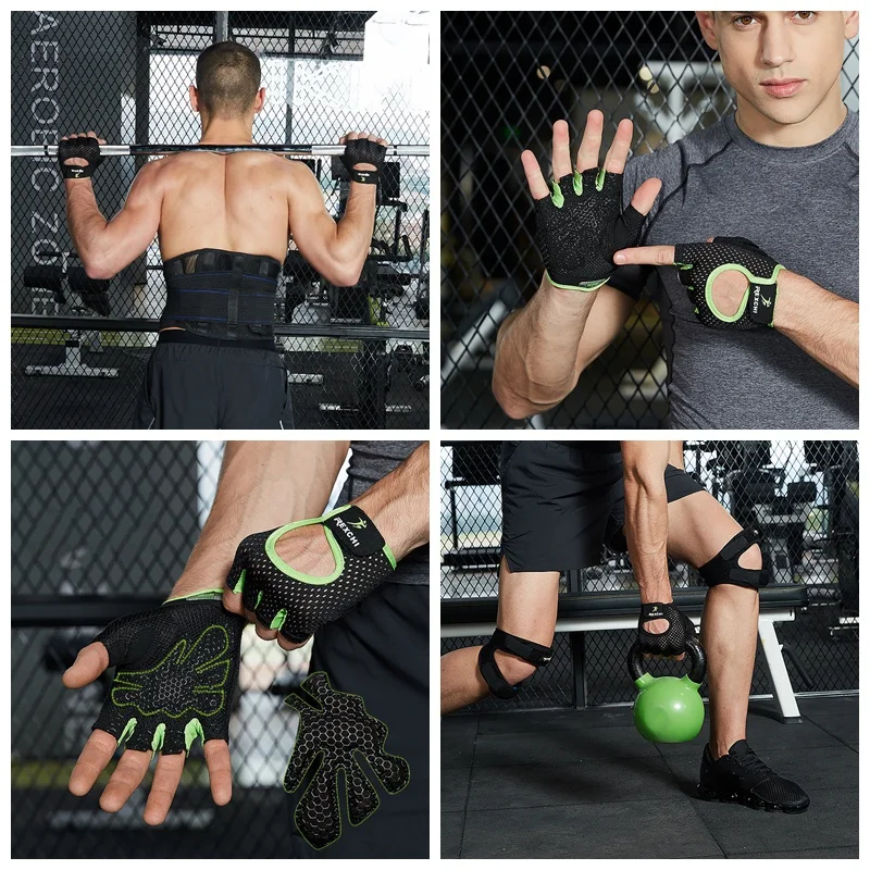 Breathable Silicone Non-slip Cycling Gloves, Gym Exercise Sports Gloves, Support For Powerlifting, Cross Training, Fitness 
Breathable Silicone Non-slip Cycling Gloves, Gym Exercise Sports Gloves, Support For Powerlifting, Cross Training, Fitness