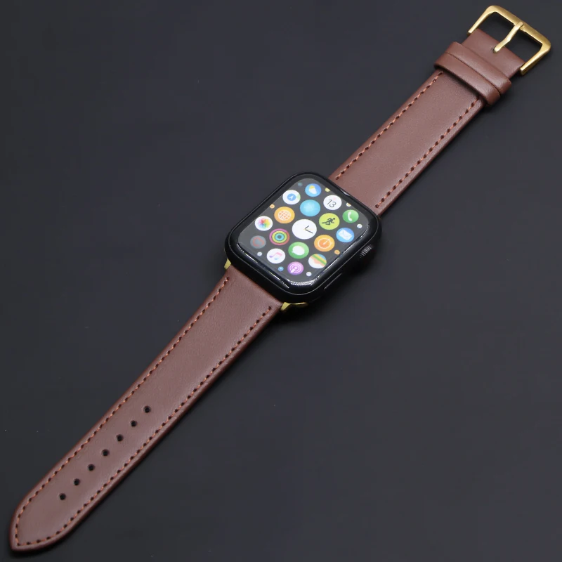 Новинка кожаная Петля подходит для Apple Watch Band series 1 2 3 4 5 iWatch ремешок 42 мм 38 40 44 linkseries