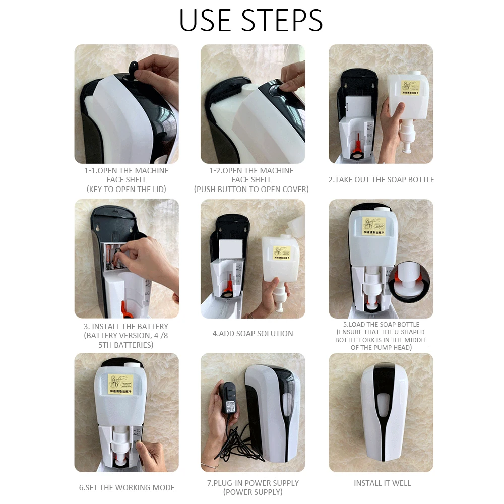 2021 Automatic Liquid Soap Dispenser Touchless Smart Sensor Soap Container Dispenser For Bathroom Automatic Soap Dispenser
2021 Automatic Liquid Soap Dispenser Touchless Smart Sensor Soap Container Dispenser For Bathroom Automatic Soap Dispenser