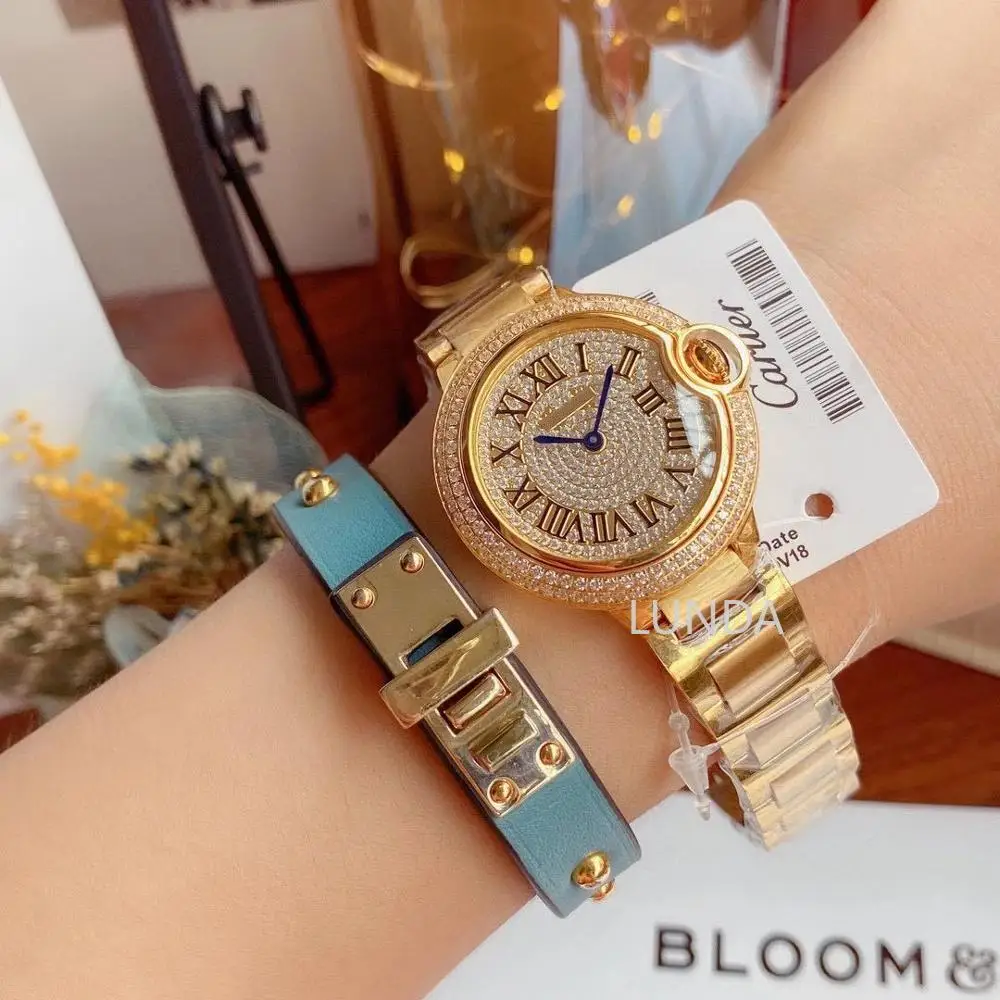 gold full diamond women's Watch top brand 33MM Dial Automatic Mechanical Stainless Steel Sapphire Reloj ctr Male Wrist Watch
gold full diamond women's Watch top brand 33MM Dial Automatic Mechanical Stainless Steel Sapphire Reloj ctr Male Wrist Watch