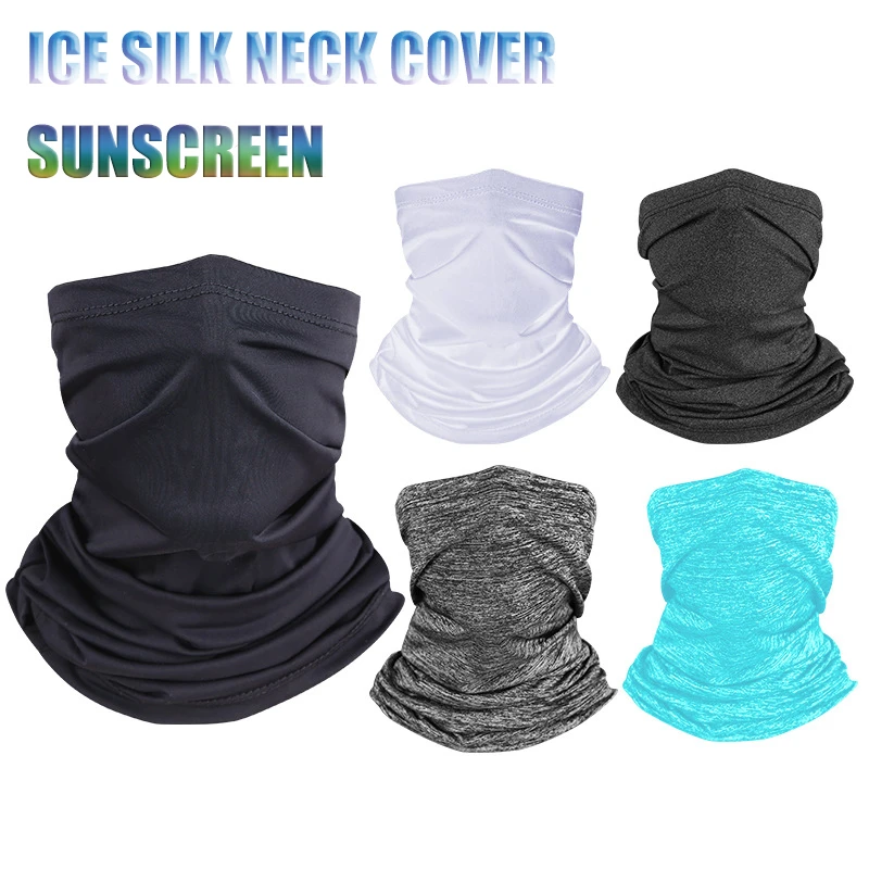 Summer Outdoor Neck Gaiter Cover Breathable Ice Silk Mascarillas buffs Balaclava Dust Bandana Cycling Bike Ski Sports Scarf
Summer Outdoor Neck Gaiter Cover Breathable Ice Silk Mascarillas buffs Balaclava Dust Bandana Cycling Bike Ski Sports Scarf