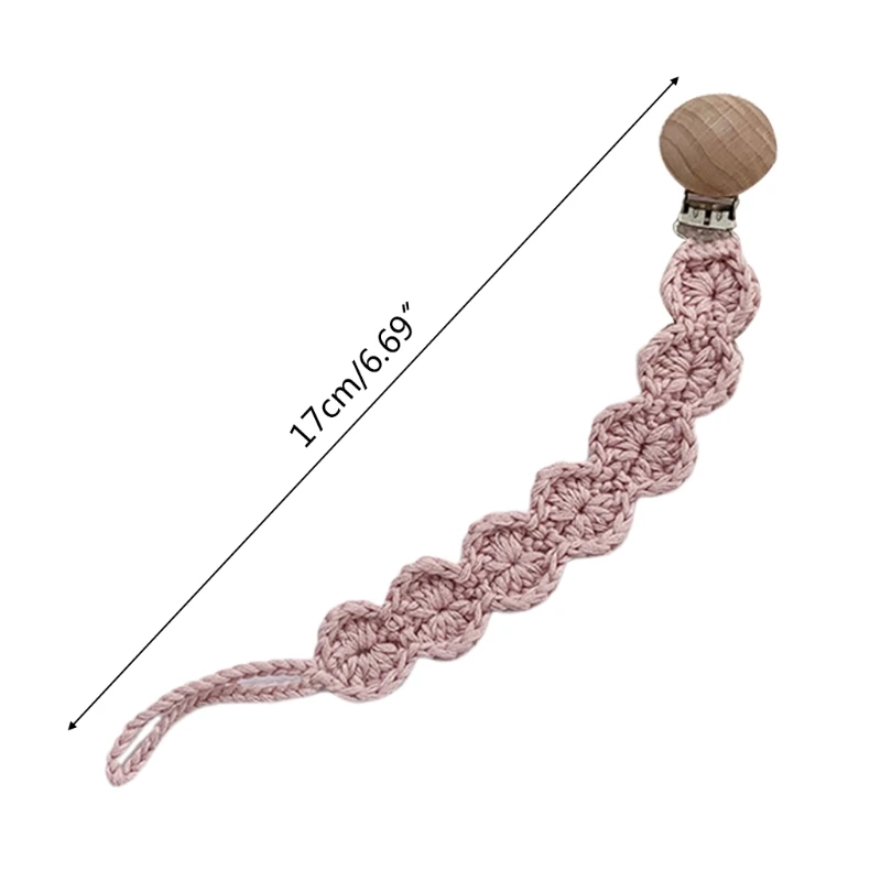 Baby Teething Soother Clip Crochet Pacifier Chain Cotton Woven DIY Dummy Nipple Holder Leash Strap Shower Gifts
Baby Teething Soother Clip Crochet Pacifier Chain Cotton Woven DIY Dummy Nipple Holder Leash Strap Shower Gifts