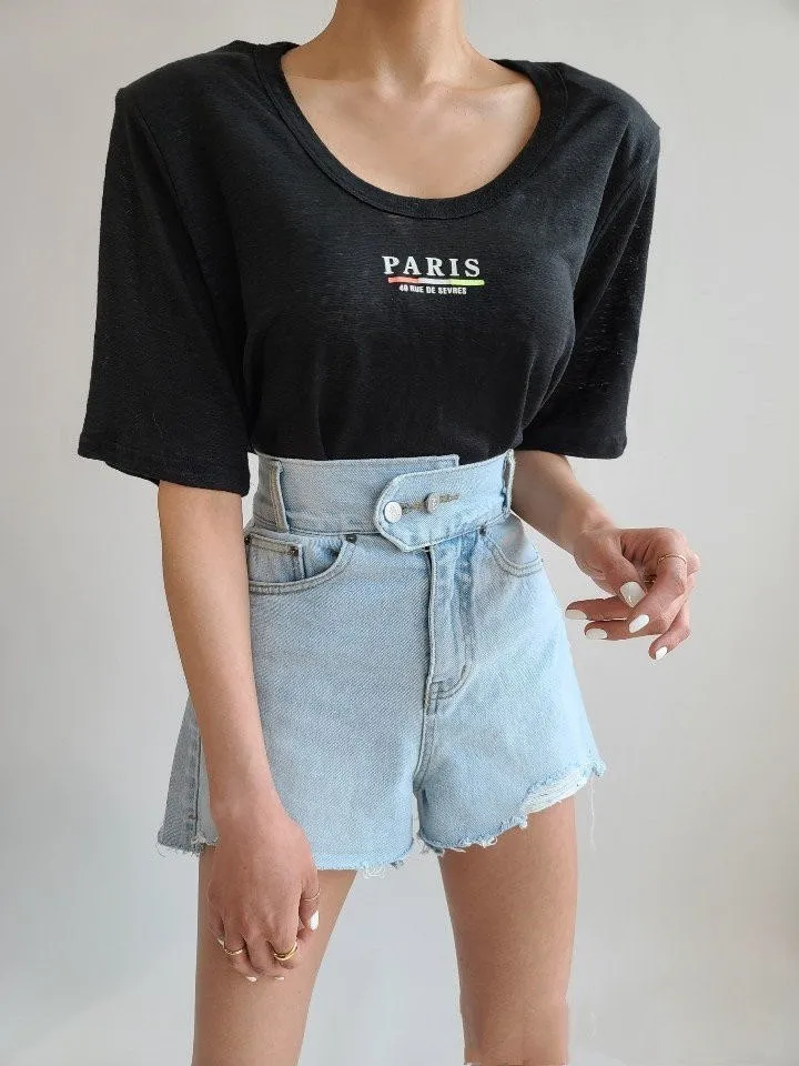 High Waist Double Button Jeans Shorts for Women 2021 New Summer Chic Ripped Edge Female Denim Shorts Casual Bottoms
High Waist Double Button Jeans Shorts for Women 2021 New Summer Chic Ripped Edge Female Denim Shorts Casual Bottoms
