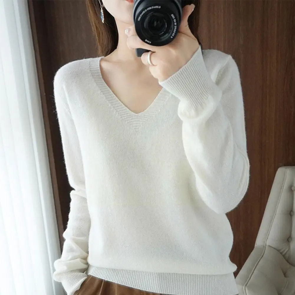 Autumn Winter V Neck cashmere Sweater Woman Pullover Female Lace Knitted Design Cashmere Casual Hollow Sweater Tops collar U3F4
Autumn Winter V Neck cashmere Sweater Woman Pullover Female Lace Knitted Design Cashmere Casual Hollow Sweater Tops collar U3F4