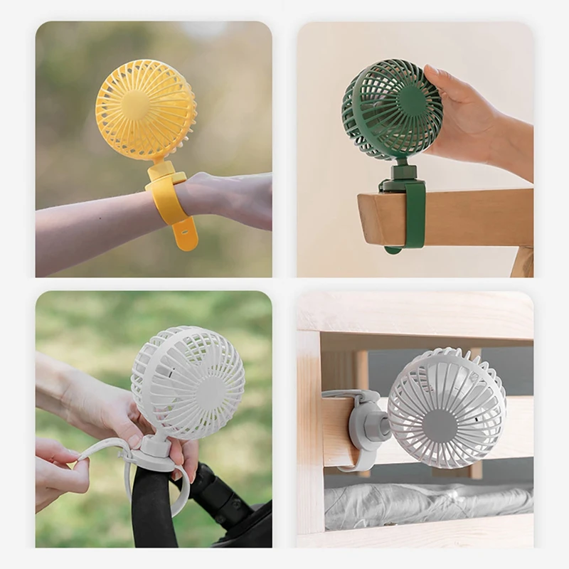 Portable Fan USB Rechargeable Fan Adjustable Silicone Band Cooling Fan for Outdoor for Hiking for Baby Carriage
Portable Fan USB Rechargeable Fan Adjustable Silicone Band Cooling Fan for Outdoor for Hiking for Baby Carriage