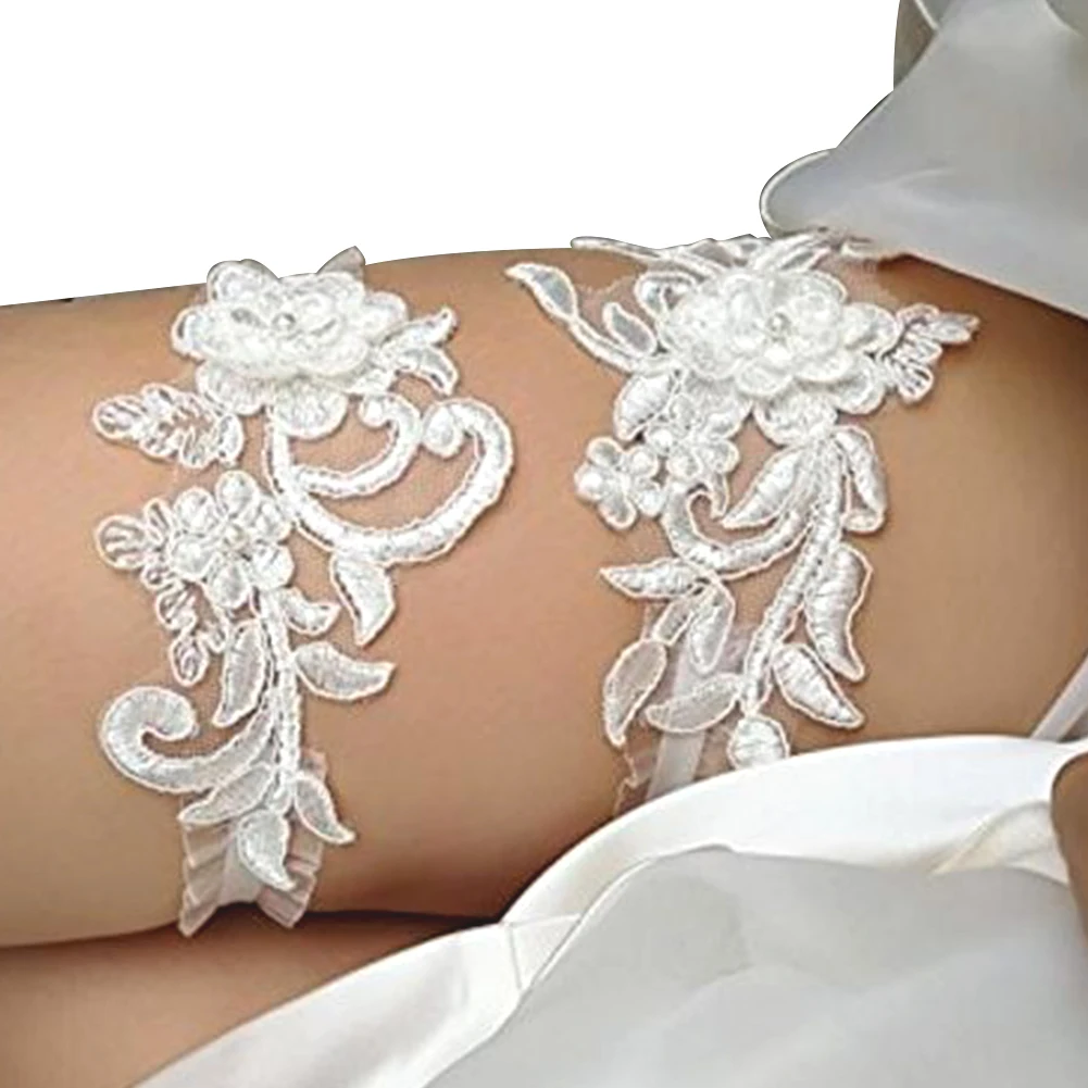 Women Bride Floral Suspenders White Lace Embroidery Garters Dress Accessories Garter Legs Circle Wedding
Women Bride Floral Suspenders White Lace Embroidery Garters Dress Accessories Garter Legs Circle Wedding