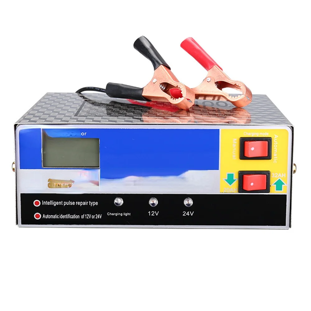 12V/24V Intelligent Automatic LED Charger Pulse Repair Type Maintainer Car Battery Charger for Lead Acid /Lithium Battery
12V/24V Intelligent Automatic LED Charger Pulse Repair Type Maintainer Car Battery Charger for Lead Acid /Lithium Battery