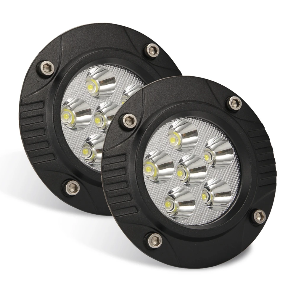 2pcs Flush Mount Led Pods Off Road Light 60W Led Work Light Spot Flood Combo Led Recessed Driving Pods for Bumper Reverse Lamps
2pcs Flush Mount Led Pods Off Road Light 60W Led Work Light Spot Flood Combo Led Recessed Driving Pods for Bumper Reverse Lamps
