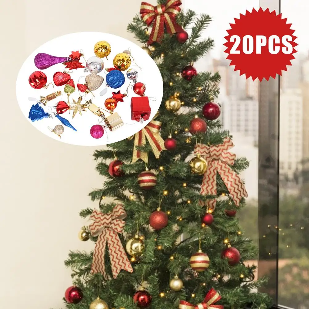 20pcs Christmas Tree Pendants Handmade Classic Christmas Ball Ornaments Christmas Party Gift Hanging Decoration Props 
20pcs Christmas Tree Pendants Handmade Classic Christmas Ball Ornaments Christmas Party Gift Hanging Decoration Props