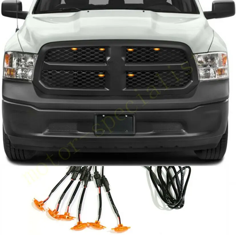 Fit For Ram 1500 Classic 2019-2021 LED Car Front bumper Grille LED Yellow Light Raptor Style Light Kit Decor W/ Wire Speed
Fit For Ram 1500 Classic 2019-2021 LED Car Front bumper Grille LED Yellow Light Raptor Style Light Kit Decor W/ Wire Speed
