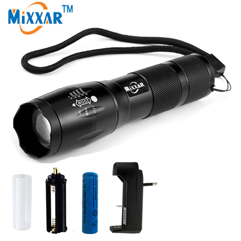

ZK50 LED Flashlight Ultra Bright 8000LM 5 Mode Zoomable Waterproof Flashlights 18650/AAA Torch LED Light Lanterna Outdoor