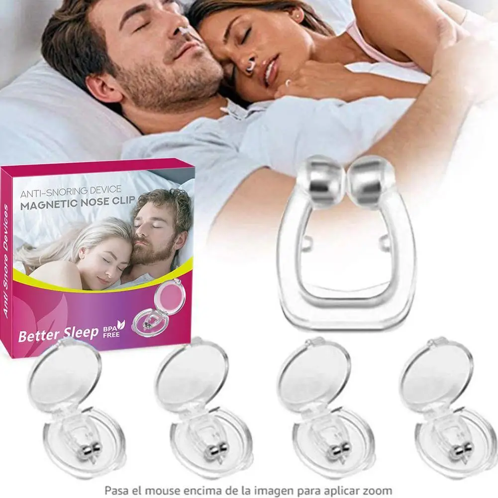 3pcs/Set Anti-snoring Clip Silicone Magnetic Nose Clips Easy Breath Better Sleep Stop Snor Device Anti Snoring Magnet Noseclip
3pcs/Set Anti-snoring Clip Silicone Magnetic Nose Clips Easy Breath Better Sleep Stop Snor Device Anti Snoring Magnet Noseclip