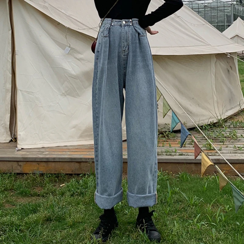 High Waist Women Straight Pants Loose Korean Jeans Mom Jeans White Boyfriend Female Wide-leg Streetwear Spring Trousers
High Waist Women Straight Pants Loose Korean Jeans Mom Jeans White Boyfriend Female Wide-leg Streetwear Spring Trousers