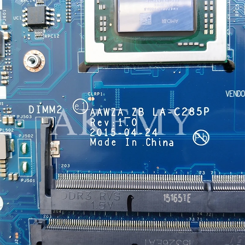 Free shipping Brand New !!! AAWZA ZB LA-C285P Motherboard For Lenovo 500-15ACZ laptop ( for AMD A10-8700P CPU tested 100% work 
Free shipping Brand New !!! AAWZA ZB LA-C285P Motherboard For Lenovo 500-15ACZ laptop ( for AMD A10-8700P CPU tested 100% work