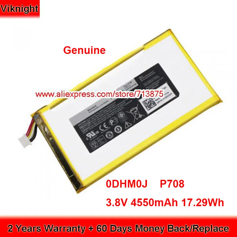 Genuine DHM0J Battery P708 for Dell Venue 7 3740 Tablet 8 3840 0YMX0W YMXOW 3.8V 4550mAh
Genuine DHM0J Battery P708 for Dell Venue 7 3740 Tablet 8 3840 0YMX0W YMXOW 3.8V 4550mAh