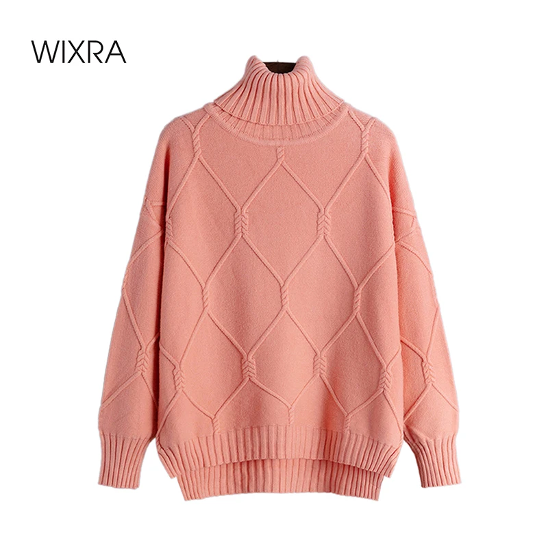 Женский свитер с высоким воротом Wixra Argyle, мягкий свободный джемпер на осень и зиму, модная женская одежда
Женский свитер с высоким воротом Wixra Argyle, мягкий свободный джемпер на осень и зиму, модная женская одежда