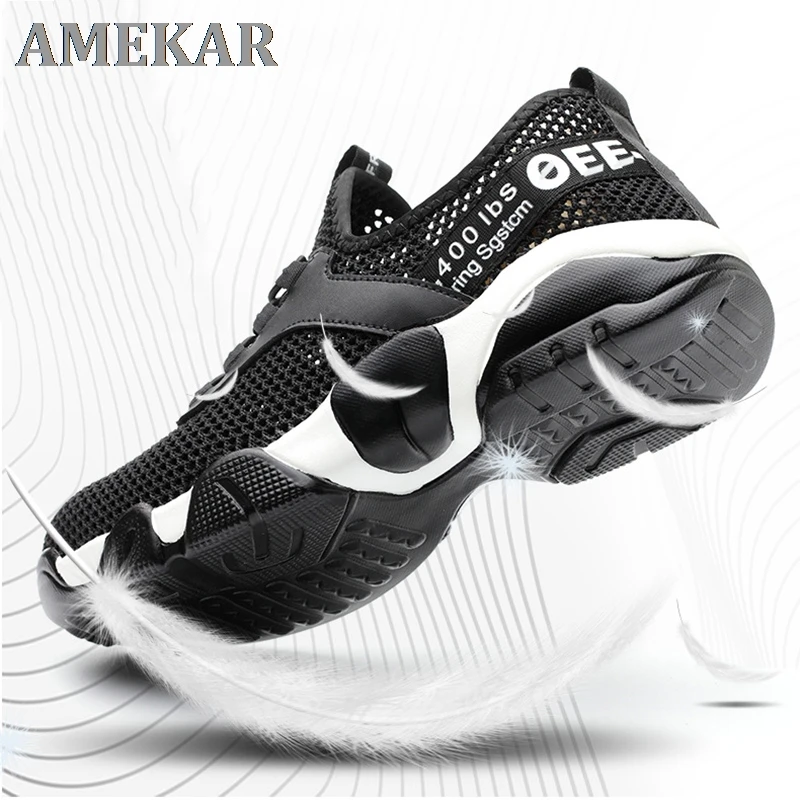 2021New men Steel Toe Work Safety Shoes Lightweight Breathable Reflective Casual Sneaker Prevent piercing Women Protective boots 
2021New men Steel Toe Work Safety Shoes Lightweight Breathable Reflective Casual Sneaker Prevent piercing Women Protective boots