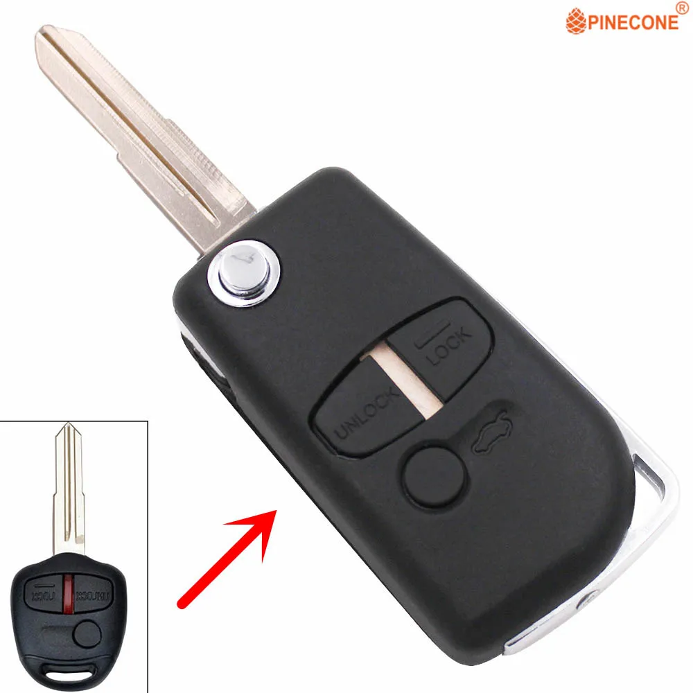 PINECONE для Mitsubishi Lancer EX 3 кнопочный ключ MIT11 обновленный Раскладной Автомобильный брелок Оболочка Чехол
PINECONE для Mitsubishi Lancer EX 3 кнопочный ключ MIT11 обновленный Раскладной Автомобильный брелок Оболочка Чехол