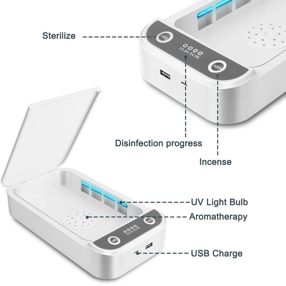 USB УФ-стерилизатор для сотового телефона устройство нанесения покрытия