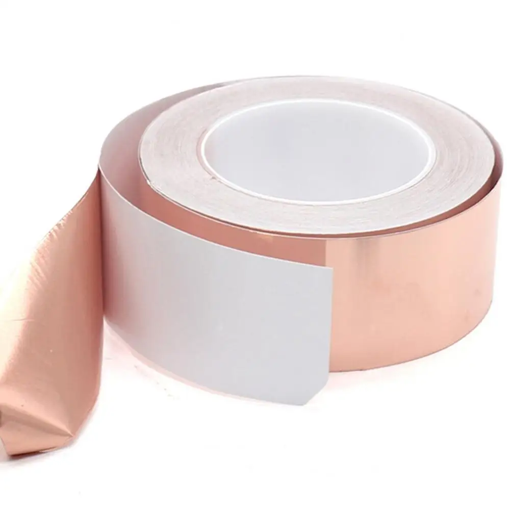 20 Meters High Temperature Resistant Conductive Electrical Copper Foil Tape Durable Practical Electrical Copper Foil Tape
20 Meters High Temperature Resistant Conductive Electrical Copper Foil Tape Durable Practical Electrical Copper Foil Tape