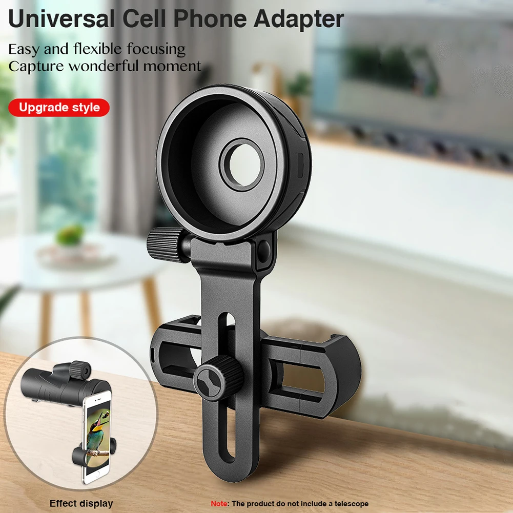 Upgrade Universal Cell Phone Photography Adapter For Binoculars Telescope Monocular Spotting Scope Microscope Outdoor Accessorie
Upgrade Universal Cell Phone Photography Adapter For Binoculars Telescope Monocular Spotting Scope Microscope Outdoor Accessorie