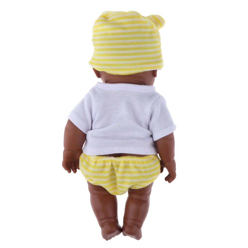 Lifelike Realistic Baby Kids Doll 12 Inch Lovely Soft Vinyl Newborn Baby Toy Kids Birthday Gift (Yellow)
Lifelike Realistic Baby Kids Doll 12 Inch Lovely Soft Vinyl Newborn Baby Toy Kids Birthday Gift (Yellow)
