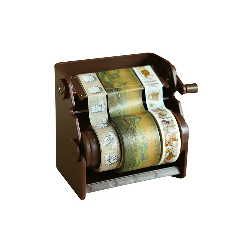 Creative Stationery Washi Tape Dispenser Masking Tape Cutter Washi Tape Organizer Cutter Office Tape Accessories Beige/brown
Creative Stationery Washi Tape Dispenser Masking Tape Cutter Washi Tape Organizer Cutter Office Tape Accessories Beige/brown