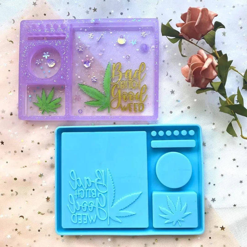 Maple Leaf Tray Mold Epoxy Resin Rolling Silicone Pallet Mold Suitable for Resin Casting DIY Craft Home Decoration 94PA
Maple Leaf Tray Mold Epoxy Resin Rolling Silicone Pallet Mold Suitable for Resin Casting DIY Craft Home Decoration 94PA
