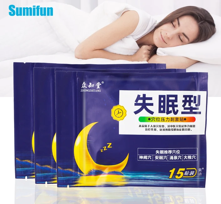 15Pcs=1bag Herbal Insomnia Patch Improve Sleep Quality Help Sleeping Stickers Relieve Anxiety Relaxing Body Health Care Plaster
15Pcs=1bag Herbal Insomnia Patch Improve Sleep Quality Help Sleeping Stickers Relieve Anxiety Relaxing Body Health Care Plaster