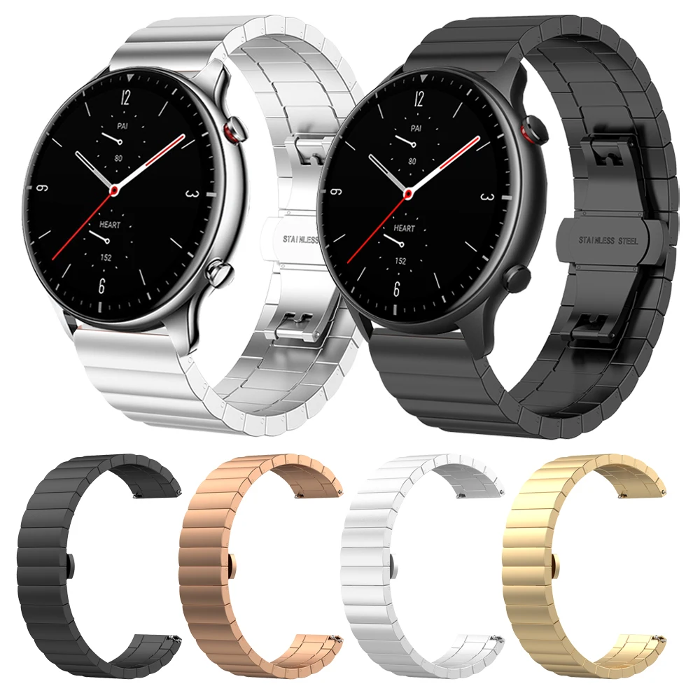 Металлический ремешок с пряжкой-бабочкой для Huami Amazfit GTR 2 Браслет ремешок для Amazfit GTR 47 мм GTS часы браслет аксессуары
Металлический ремешок с пряжкой-бабочкой для Huami Amazfit GTR 2 Браслет ремешок для Amazfit GTR 47 мм GTS часы браслет аксессуары