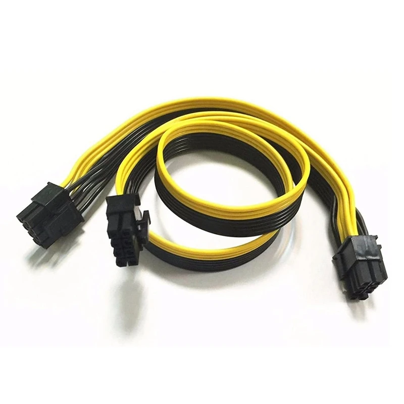ATX CPU 8 Pin Male to Dual PCIe 8(6+2) Pin Male Power Adapter Cable for Corsair Only Modular Power Supply, 60cm+20cm
ATX CPU 8 Pin Male to Dual PCIe 8(6+2) Pin Male Power Adapter Cable for Corsair Only Modular Power Supply, 60cm+20cm