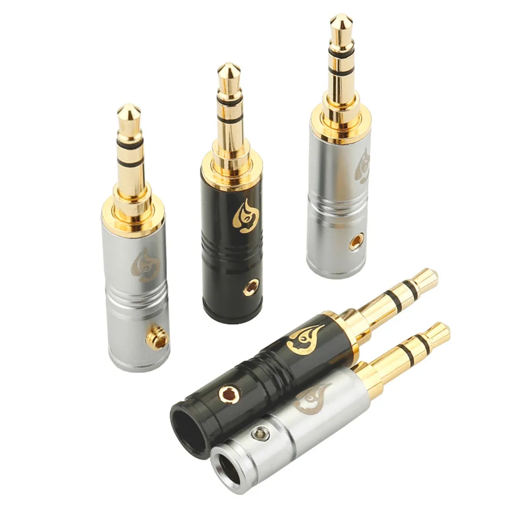 10PCS 3.5mm Jack Audio Plug 3 Poles Stereo DIY Headphone Jack HiFi Earphone Plugs Adapter Gold Plated Solder Connector
10PCS 3.5mm Jack Audio Plug 3 Poles Stereo DIY Headphone Jack HiFi Earphone Plugs Adapter Gold Plated Solder Connector