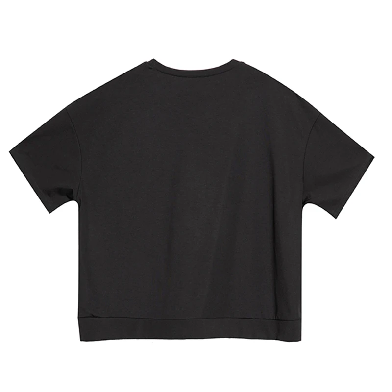 CHICEVER Black T Shirt For Women O Neck Short Sleeve Loose Pockets Patchwork T Shirts Females Fashion Clothing 2021 Summer Style
CHICEVER Black T Shirt For Women O Neck Short Sleeve Loose Pockets Patchwork T Shirts Females Fashion Clothing 2021 Summer Style