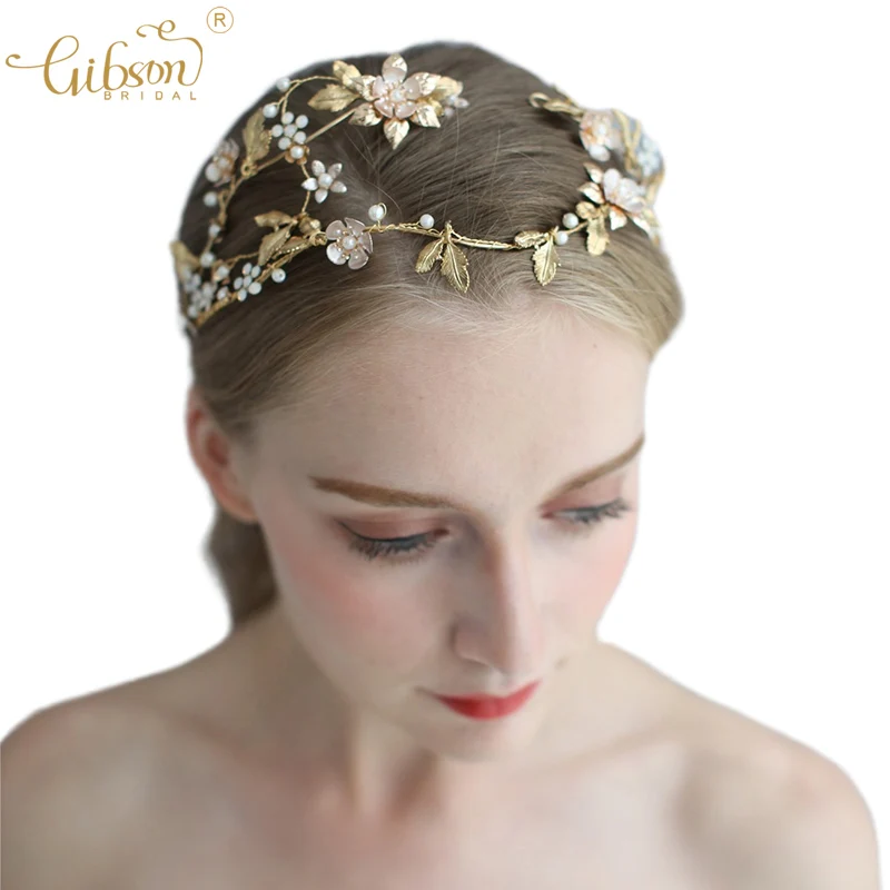 Тиара для невесты ручной работы с золотыми листьями и цветами, свадебная тиара, корона, аксессуары для волос, повязка на голову, женский голо... 
Тиара для невесты ручной работы с золотыми листьями и цветами, свадебная тиара, корона, аксессуары для волос, повязка на голову, женский голо...