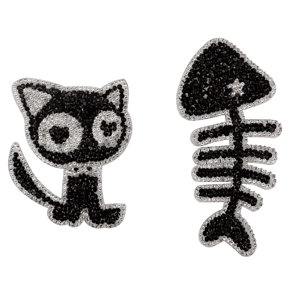 New Animals Cat Fish Pattern Rhinestone Hot Drilling Shoes and Hats Bag Resin Patch Patch with Diamond Clothing Stickers
New Animals Cat Fish Pattern Rhinestone Hot Drilling Shoes and Hats Bag Resin Patch Patch with Diamond Clothing Stickers