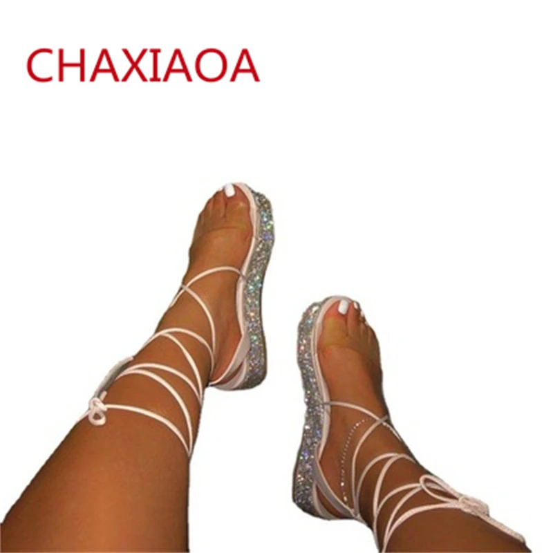 CHAXIAOA Luxury Crystal Women Gladiator Sandals Mixed Color Cut-out Creepers Shoes Woman PVC Transparent Summer Platform Sandals
CHAXIAOA Luxury Crystal Women Gladiator Sandals Mixed Color Cut-out Creepers Shoes Woman PVC Transparent Summer Platform Sandals