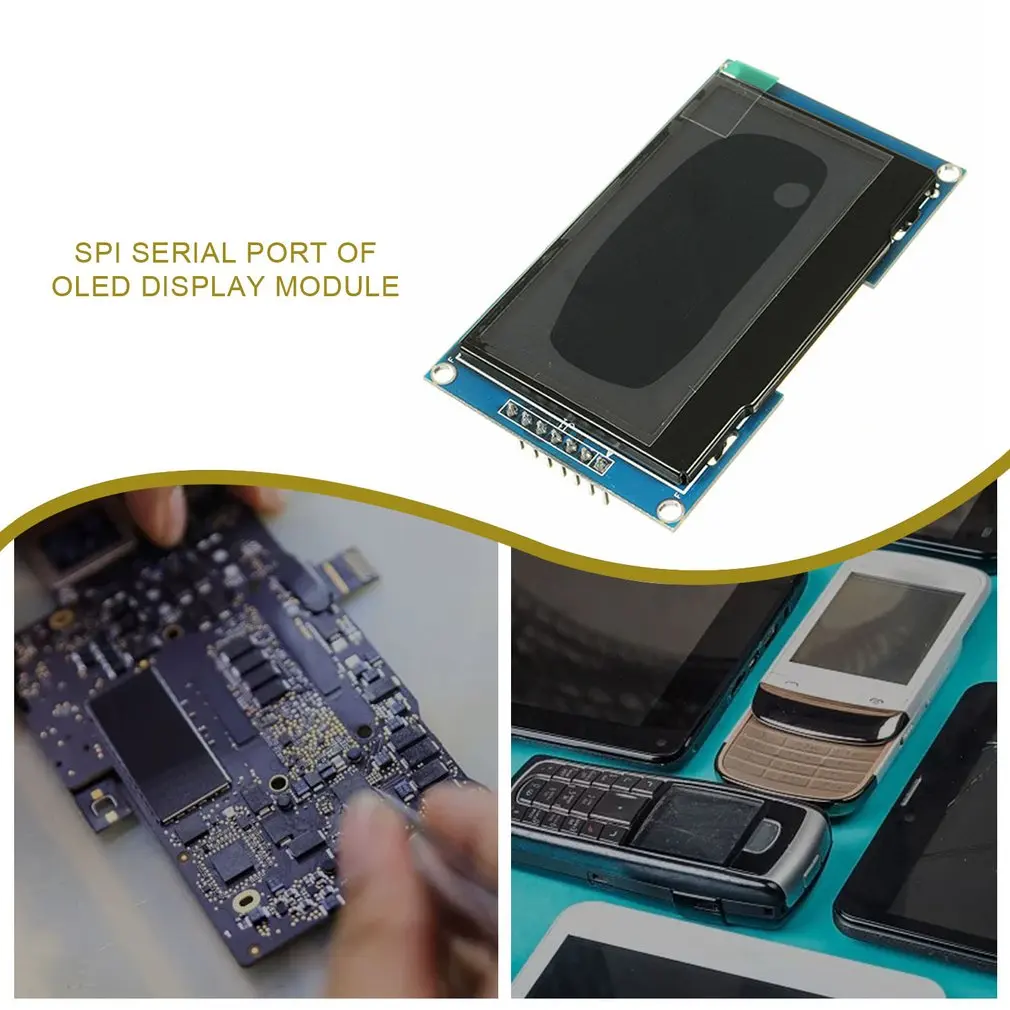 2.42 Inches OLED Display Module SPI Serial Port 201a 12864 LCD For MP3 Feature Phone Liquid Crystal Screen
2.42 Inches OLED Display Module SPI Serial Port 201a 12864 LCD For MP3 Feature Phone Liquid Crystal Screen
