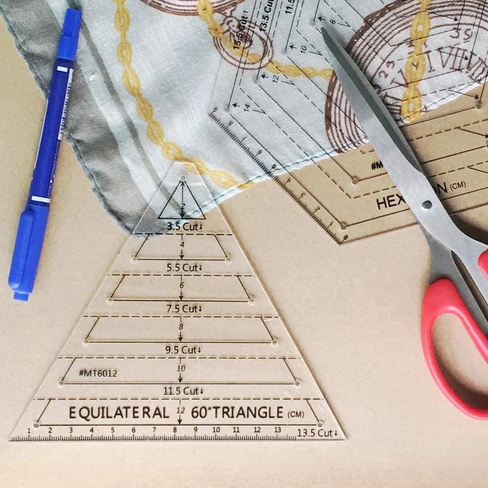 5PCS Quilting Ruler Set Grids Patchwork Sewing Rulers Set DIY Drawing Supplies With 45 60 Degrees Triangle Hexagon Template
5PCS Quilting Ruler Set Grids Patchwork Sewing Rulers Set DIY Drawing Supplies With 45 60 Degrees Triangle Hexagon Template