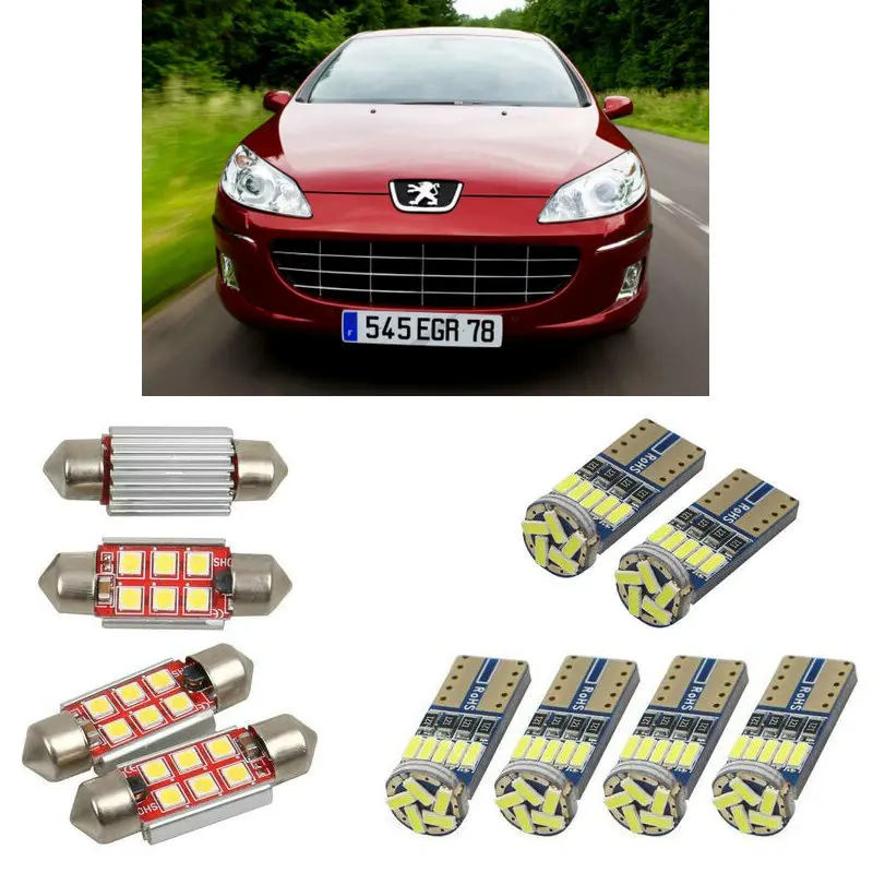 Interior led Car lights For peugeot 407 6d sedan coupe 6c sw 6e estate car accessories boot light License Plate Light 14pc 
Interior led Car lights For peugeot 407 6d sedan coupe 6c sw 6e estate car accessories boot light License Plate Light 14pc
