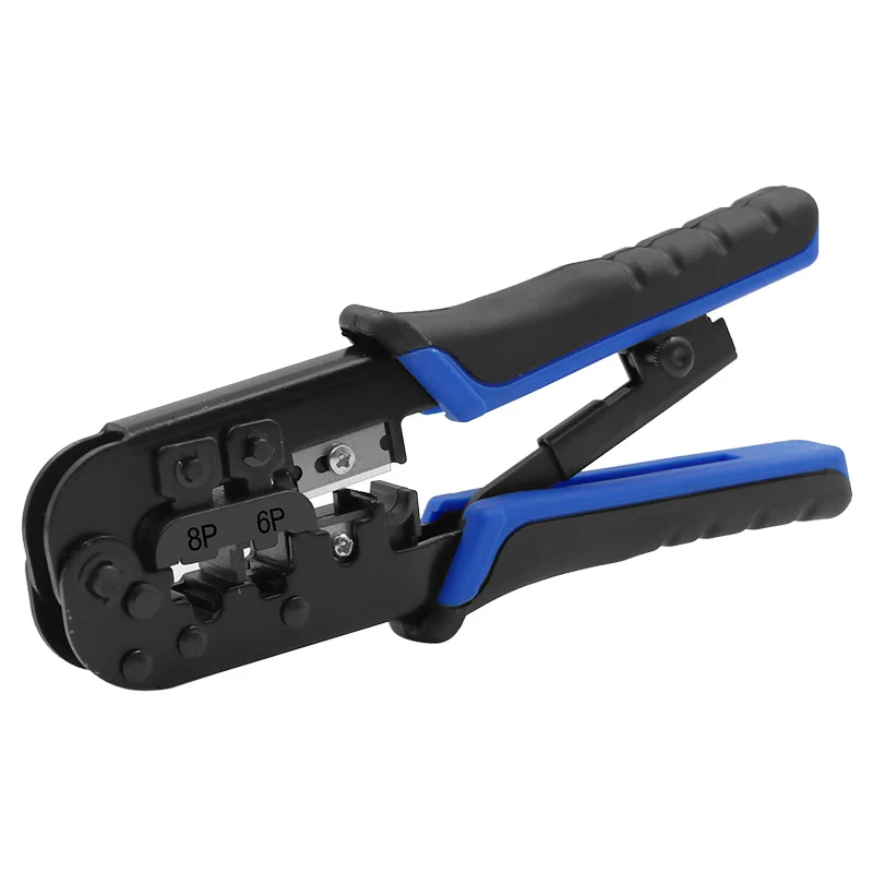 Cable Clamp Crimping Tool Network Cable Ratchet Crimping Pliers for 4P 6P 8P RJ-11 RJ-12 RJ-45 Herramienta Que Prensa
Cable Clamp Crimping Tool Network Cable Ratchet Crimping Pliers for 4P 6P 8P RJ-11 RJ-12 RJ-45 Herramienta Que Prensa