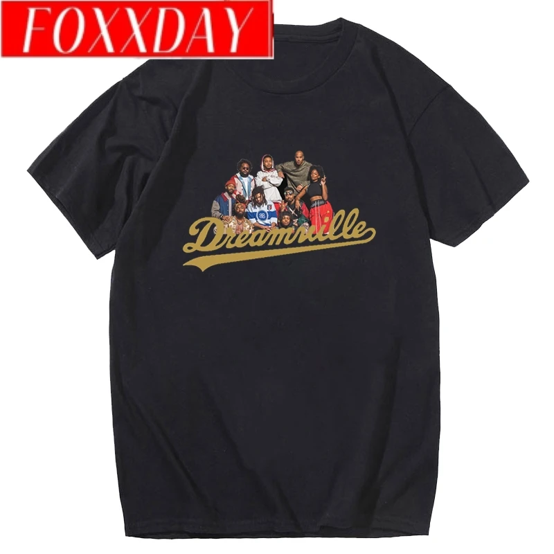 Мужская футболка Dreamville с принтом семьи J Cole модная мужская в стиле хип хоп виде
