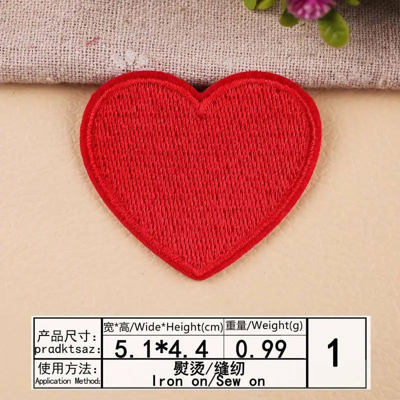 Clothes Sticker Jacket DIY Applique Mayitr Red Love Heart Sew Iron On Embroidery Patches Apparel Sewing Fabric 5pcs
Clothes Sticker Jacket DIY Applique Mayitr Red Love Heart Sew Iron On Embroidery Patches Apparel Sewing Fabric 5pcs