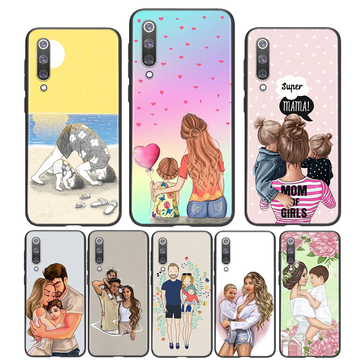 Mom Dad Baby Family For Xiaomi Poco X3 NFC M2 X2 F2 F3 C3 M3 F1 Pro Mi Play Mix 3 A3 A2 A1 Lite Soft Phone Case
Mom Dad Baby Family For Xiaomi Poco X3 NFC M2 X2 F2 F3 C3 M3 F1 Pro Mi Play Mix 3 A3 A2 A1 Lite Soft Phone Case